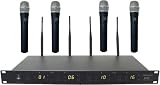Hisonic 4 X 16-Channel UHF Wireless Microphone System, HSU8400H