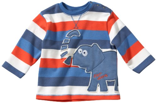 Sanetta Baby - Jungen Sweatshirt, gestreift 112209, Gr. 68, Blau (5830) Preisvergleich