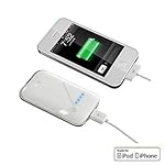 Ultra Slim White 4200mAh Power Bank External Battery Extended Charging backup for Apple iPHONE 4 4s iPHONE 3G 3GS iPad 2 iPad 3 ,iPad 4 ipad mini ,ipad mini 2 iPod Touch 4 4th Gen ,Touch 5 5th Gen