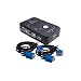 Kinamax KVM-USB2 2-Port USB 2.0 and VGA/SVGA KVM Switch Box with 2 Sets of Cables
