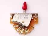 MIJ Lever Switch ( 5-way selector ) Open Red MIJ Lever Switch ( 5-way selector ) Open Red