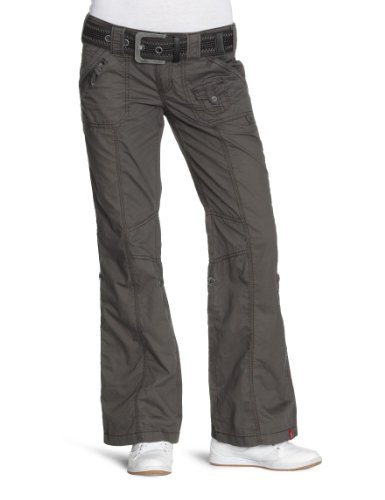 edc by ESPRIT Damen Hose/ Lang N4D131, Gr. 32 (L&auml;nge 34), Grau (321) Preisvergleich