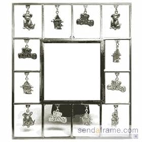 3x3" Dog Charm Frame 3" X 3"