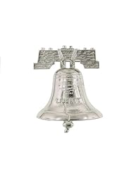 Silver American Liberty Bell Pin Gold Plated