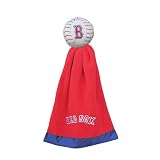 Boston Red Sox Plush MLB Baseball with Attached Security Blanket by Coed Sportswear