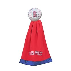 Boston Red Sox Plush MLB Baseball with Attached Security Blanket