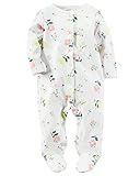 カーターズ Carter's カバーオール 長袖 前開き 足つき Cotton Zip-Up Sleep & Play NB (50-55cm) [並行輸入品]