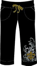 Fleur De Lis - Flocked Pants