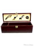 New Wood Wine Gift Box Holder with Wine Accessories Tools