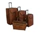 American Flyer Paisely Gold 4 Piece Luggage Set