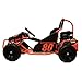 Monster Moto MM-K80R 79.5cc Go Kart - Red