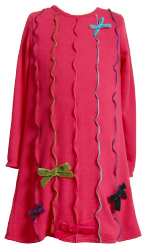 Bonnie Jean Girls 2-6x Knit Dress With Bows