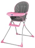 Produkt-Bild: Babid&eacute;al 27024140 - Highchair,  Hochstuhl mit Tisch,  Grey pink
