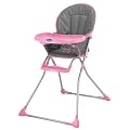 Babid�al 27024140 - Highchair,  Hochstuhl mit Tisch,  Grey pink