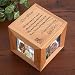 Personalized Wood Photo Cube Frame - Dear Mom Design