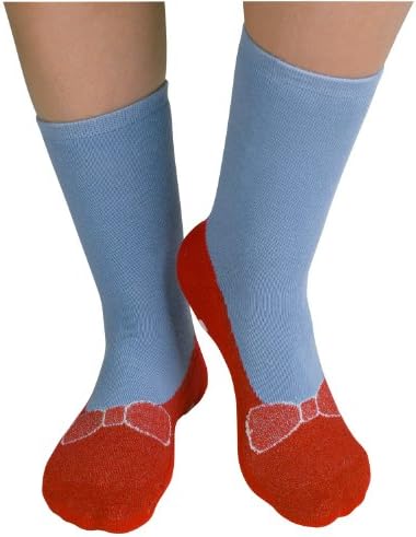 Non-skid Red Slipper Socks by Foot Traffic
