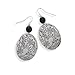 Oxidized Black Bead Fashion Earrings title=