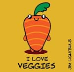 I Love Veggies (Cute rhyming book for...