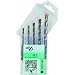 Keil 166 260 410 Universalbohrer KeilBIT, mit 1/4" Sechskant Antrieb, in Multipack 5-teilig, �, 4,0 / 5,0 / 6,0 / 8,0 / 10,0 mm