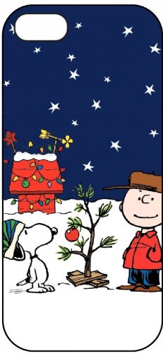 Charlie Brown and Snoopy, Christmas, 5040 iPhone 5 Protective Hard Plastic Case Cover