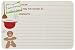 The Gift Wrap Company Retro Christmas Kitchen Recipe Cards - 40 Cards (Pack of 6)