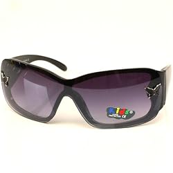 Kids Child 3-7+ Sunglasses UV 400 Girls Butterfly Black Frames with Smoke Lens