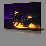 Marvel:GHOST RIDERS Huge XXL Gallery Framed Canvas Art,New