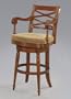 31 Inch Scroll Arm Bar Stool in Warm Cherry Finish Powell 429-847 WHT