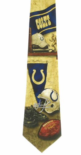 Indianapolis Colts Nostalgia Silk Necktie