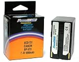 Power2000 ACD-731 8000mAh Lithium Ion Battery for Canon BP-970