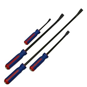 Grip 4 pc Hammer Head Pry Bar Set by Grip On