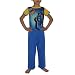 Search : 2 PCS SET: Boys BATMAN Sleepwear Pajama Top & Pants Set - Blue & Yellow
