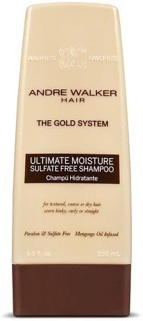 Andre Walker Hair The Gold System Ultimate Moisture Sulfate Free Shampoo 8.5 fl oz. by Andre Walker Hair