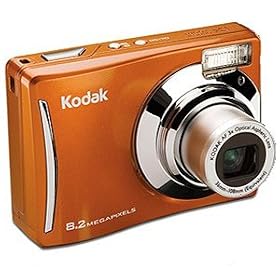 Kodak EasyShare C140 8.2MP 3x SD/SDHC 2.4 LCD Digital Camera Orange 8145476