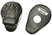 Profi PU Teller-Pratzen (gekrümmt) 2er Set schwarz / weiß - Handschlagpolster