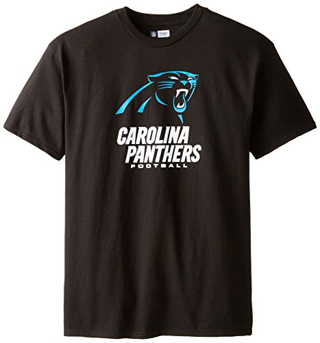 NFL Carolina Panthers Men's UP4 Tee, Black, Large