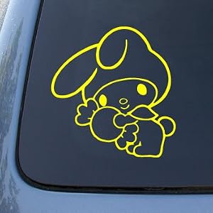 MY MELODY - Hello Kitty - Vinyl Decal Sticker #A1408 | Vinyl Color: Yellow