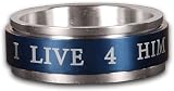 Colored Spinner Ring - Live For Him