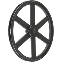 Martin P/B Plain Bore FHP Sheave, 4L/5L or B Belt Section, 1 Groove, Class 30 Gray Cast Iron