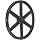 Martin P/B Plain Bore FHP Sheave, 4L/5L or B Belt Section, 1 Groove, Class 30 Gray Cast Iron