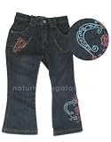Pampolina Stretch Embroidered Blue Jeans