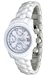 Oniss #ON795-L Women's Multi Function 3 Dial White Ceramic Watch
