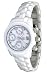 Oniss #ON795-L Women's Multi Function 3 Dial White Ceramic Watch