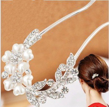 ReNext Lovely Vintage Jewelry Crystal Hair Clips Hairpins
