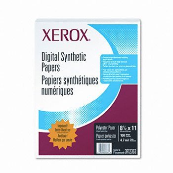 Xerox 3R12363 Polyester Paper 8-1/2 X 11 4.7 Mil White 100/box
