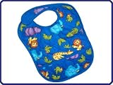 The Clean Bib - Royal Blue Zoo
