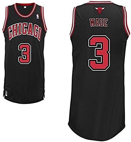 Mens Dwyane Wade Chicago Bulls Jerseys Black (M)