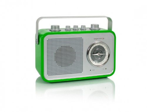 Tangent Uno2go Design Uhren-Radio grün