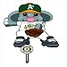 Oakland Athletics Mascot Wall Hook