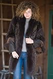 Women's The Westerner Leather & Fur Coat